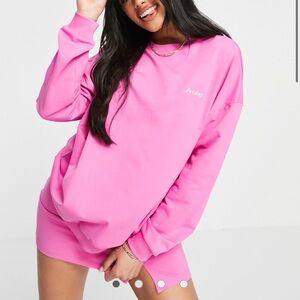 ASOS Pink Skirt Set sporty and Vibrant